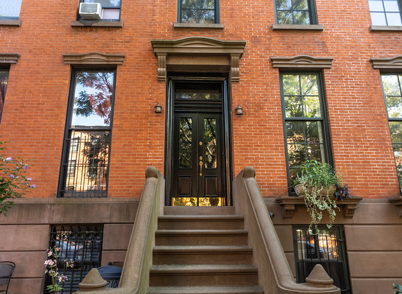 Entrance of a Brownstone